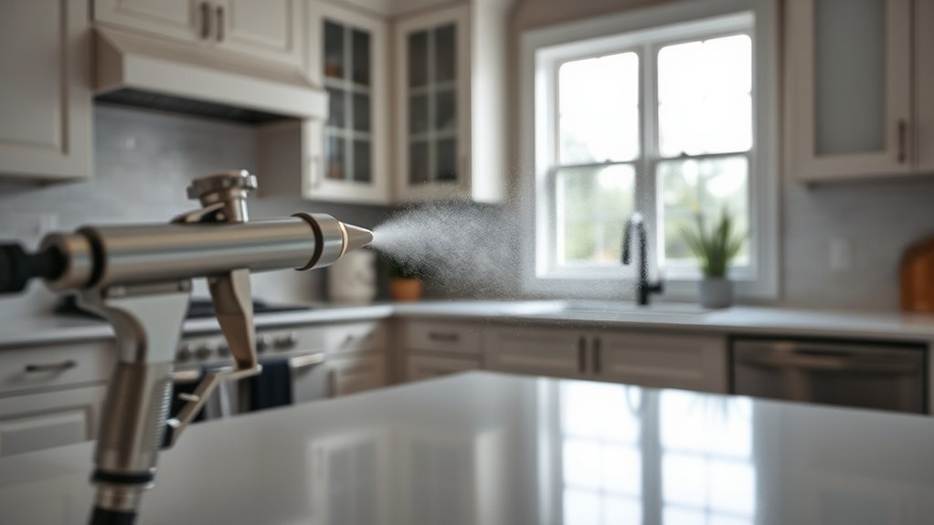 control paint dispersion effectively