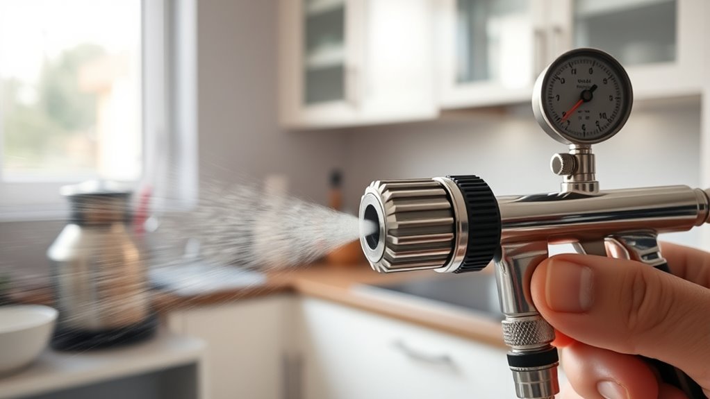 control spray pattern pressure