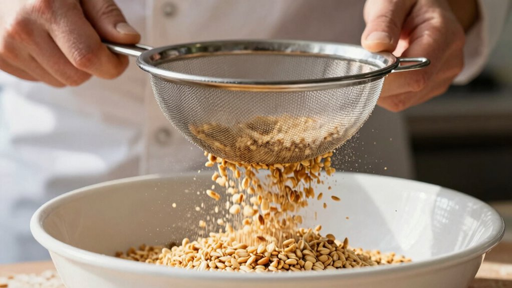 controlling bran for loaves