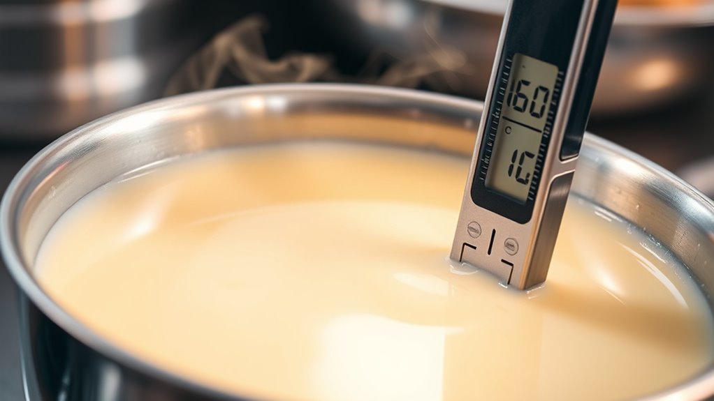 cook custard to 160 f