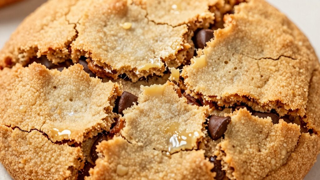 cookie cracking depends on temperature