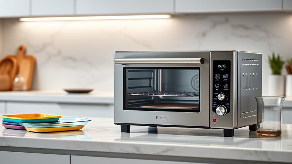 cooking options and controls