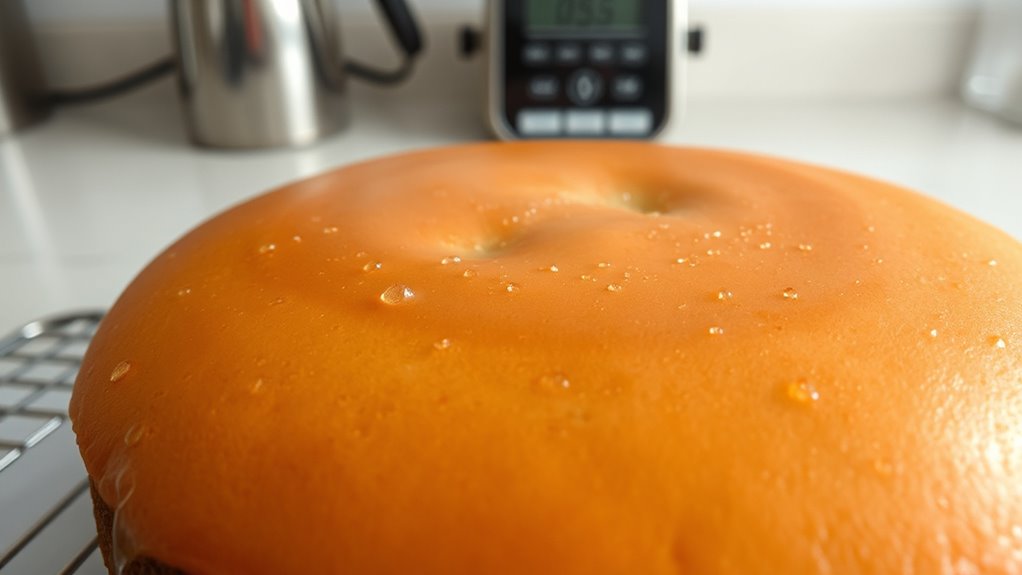 cool cakes on wire rack
