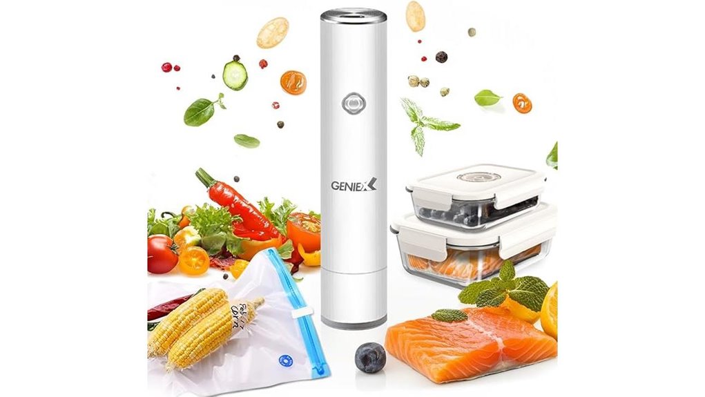 cordless food sealing device