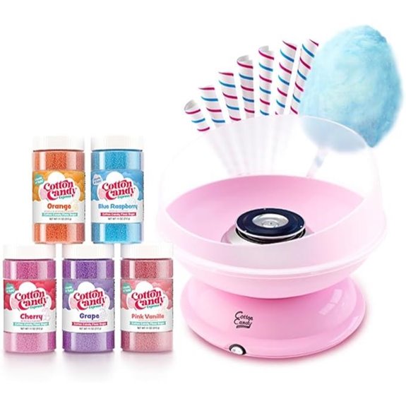 Cotton Candy Machine with Floss Sugar & Cones