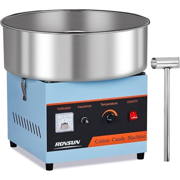 ROVSUN 15 Cotton Candy Machine with Stainless Steel