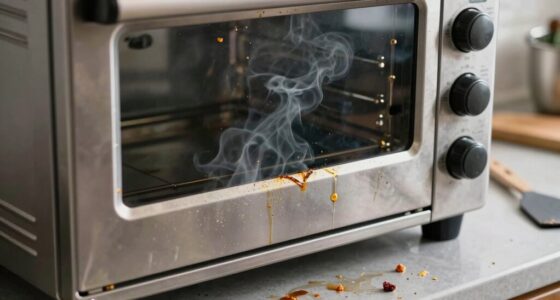countertop oven grease transfer
