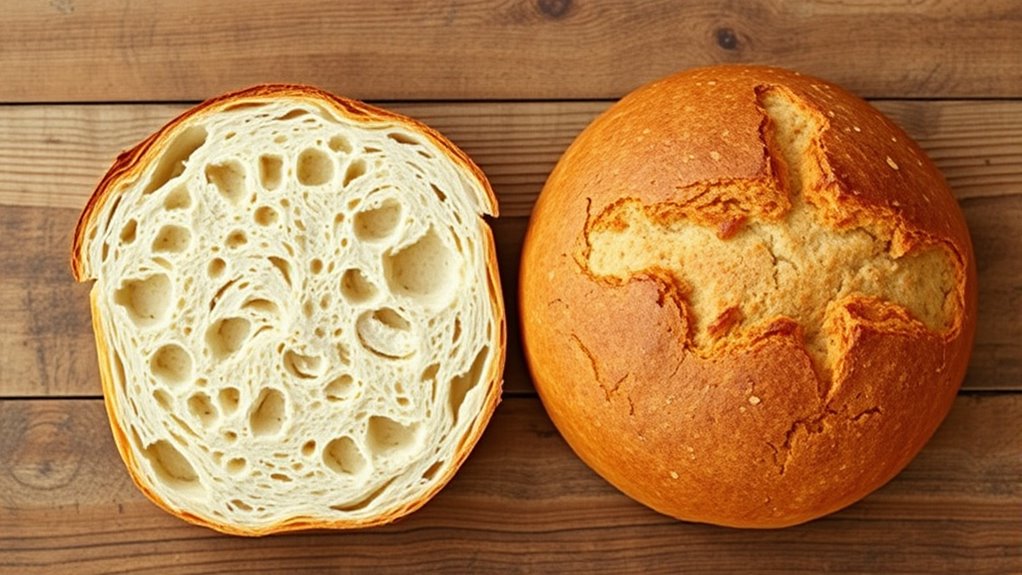 crumb density and texture