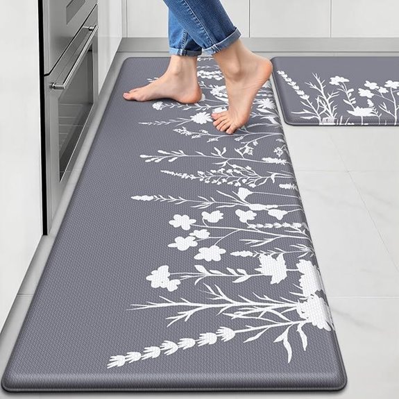 Kitchen Mat Sets with Cushioned Anti-Fatigue Design