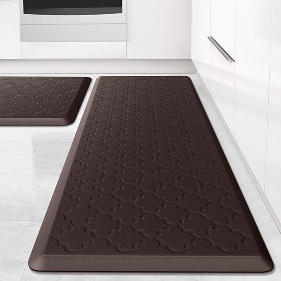 Kitchen Mat Set - Cushioned Anti-Fatigue Floor Rugs