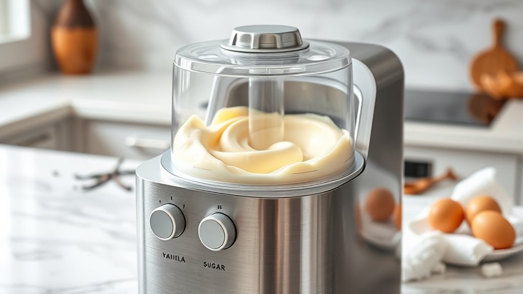 custard ice cream features