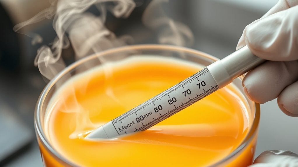 custard temperature safety precautions