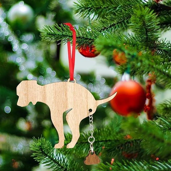 custom dog poop ornament
