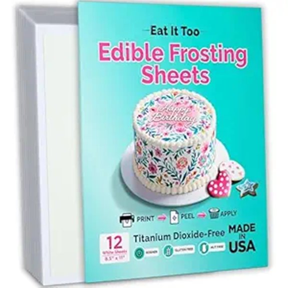 Edible Frosting Sheets for Cakes and Cookies