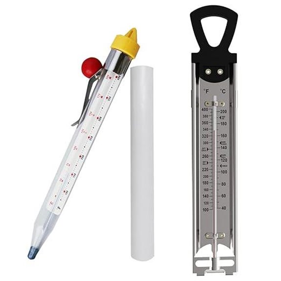 Candy Thermometer Set for Deep Fry and Candy Making