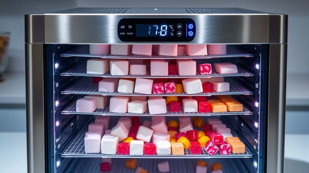 dehydrator features for candies
