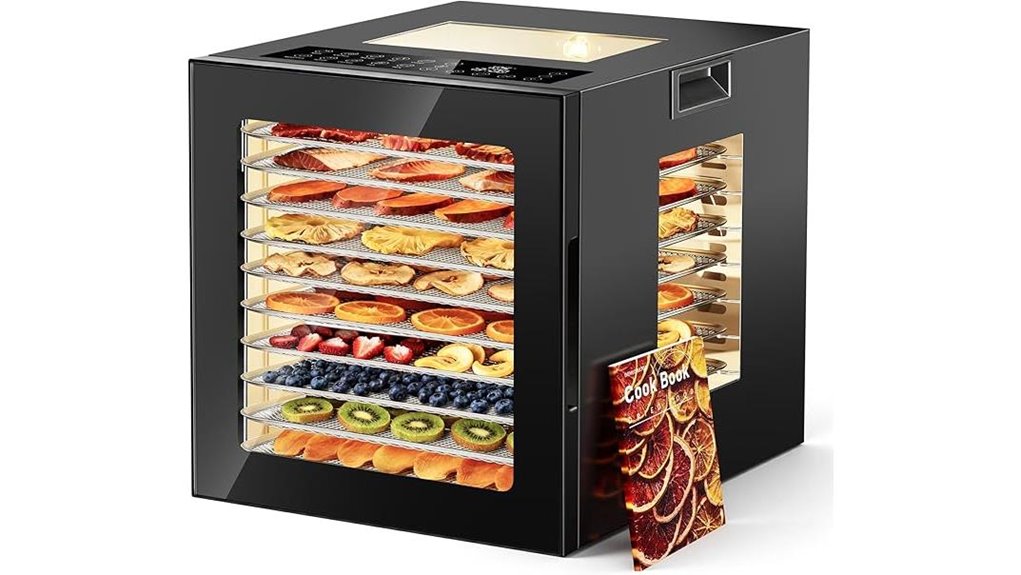 dehydrator with 10 trays