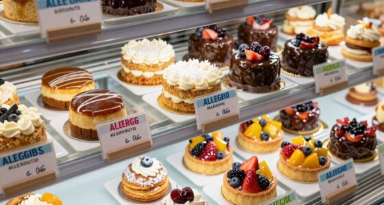 dessert labeling for safety