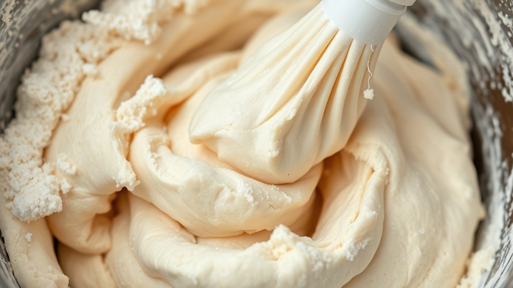 detect overmixed dough signs