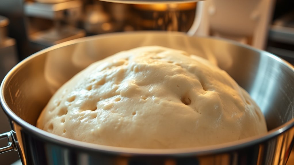 detecting overheated dough signs