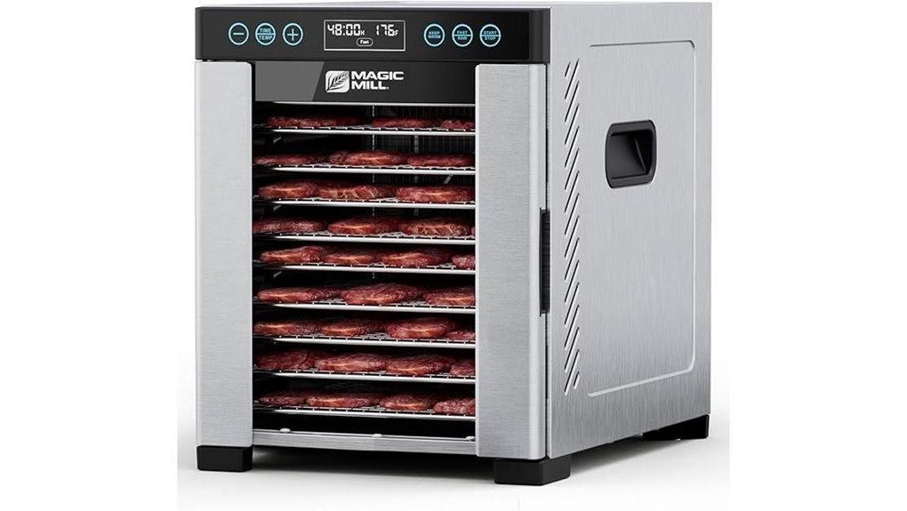 digital controls food dehydrator