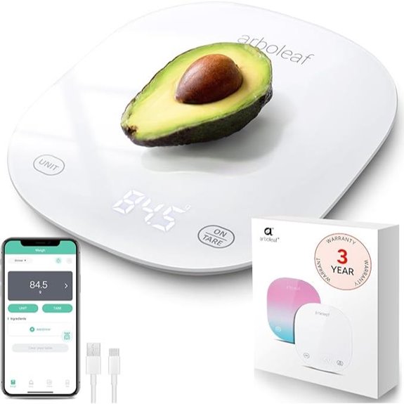 Arboleaf Digital Food Scale with Nutritional App