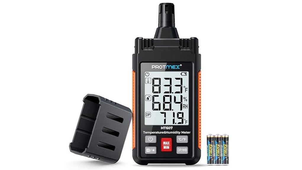 digital humidity temperature meter
