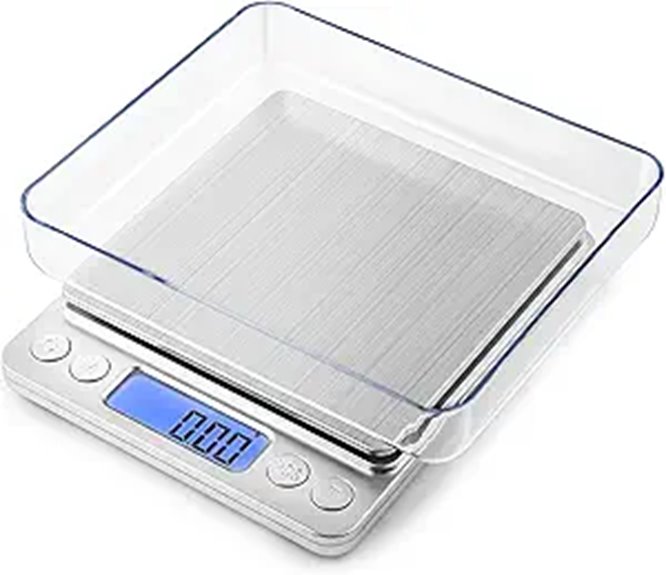 Digital Kitchen Scale with Tare and LCD Display