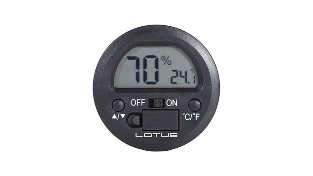 digital round hygrometer