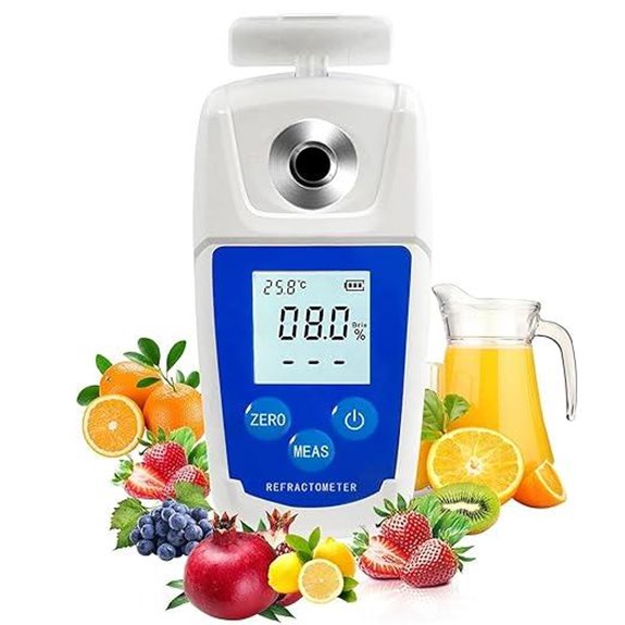 Digital Brix Refractometer with ATC for Sugar Testing