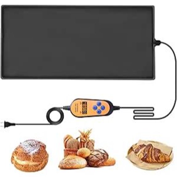 Bread Proofing Heating Mat with Digital Temp Display