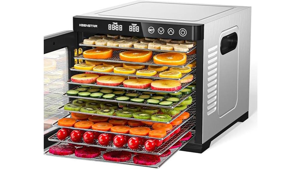 digital timer stainless trays