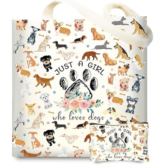 dog lover reusable bag