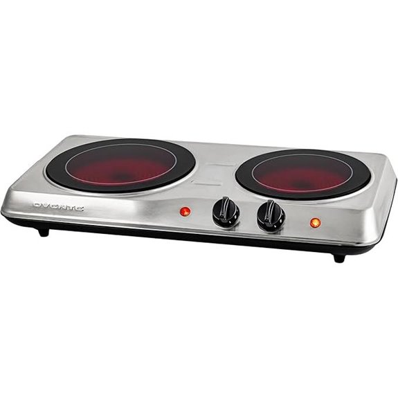 OVENTE Infrared Double Burner Electric Hot Plate