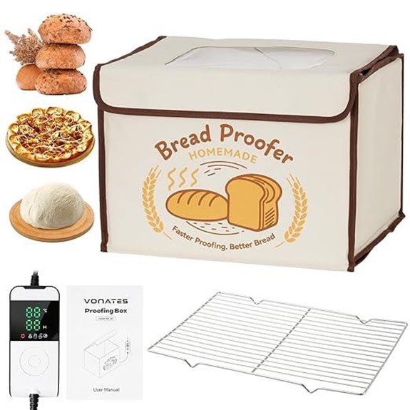 Folding Dough Proofing Box with Temp & Timer