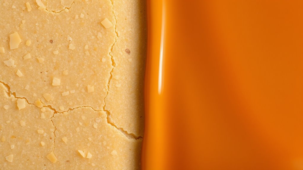 dry versus wet caramel