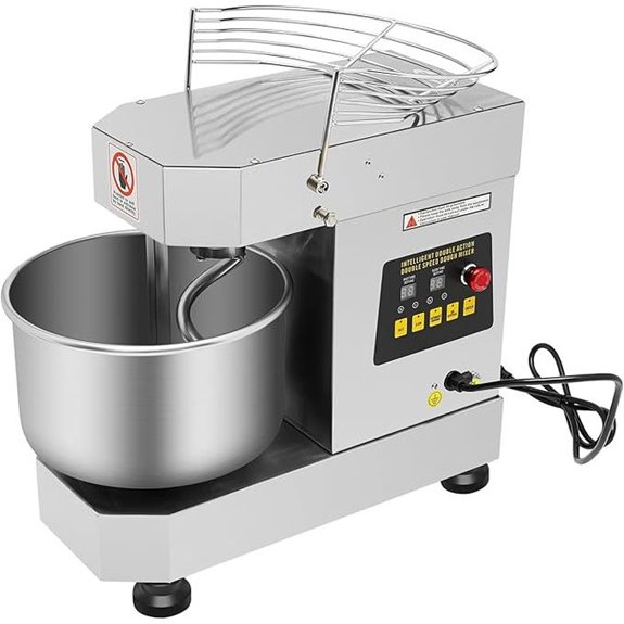 Dual Rotating Commercial Dough Mixer (10L/2.6 Gal)