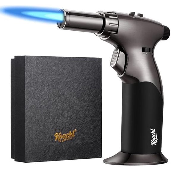 Dual Flame Butane Torch Lighter for Cooking and Soldering