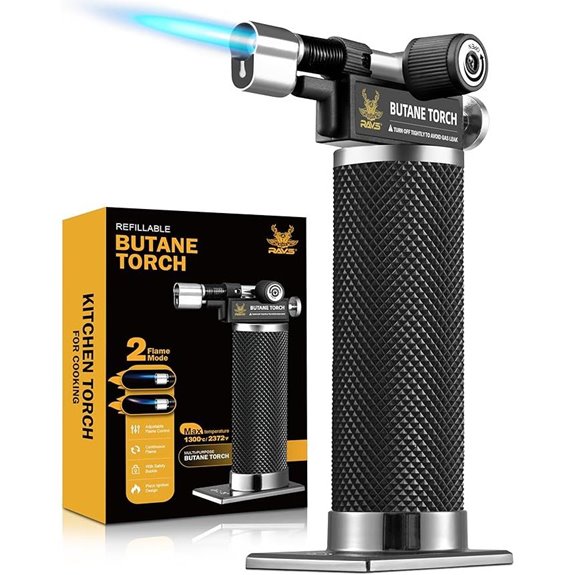 RAVS Dual Flame Butane Torch Lighter