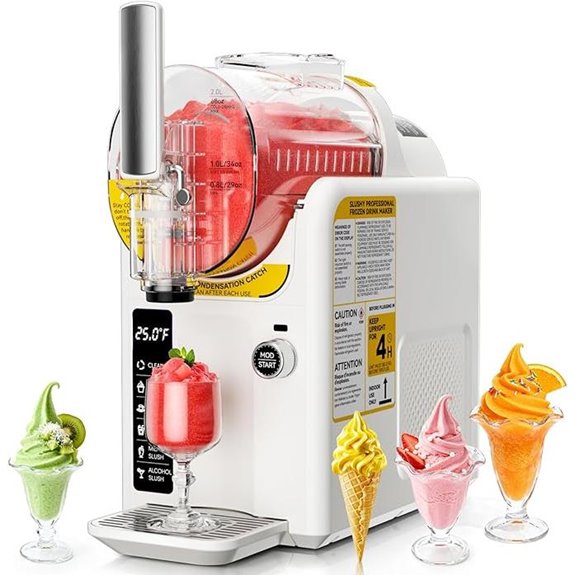 2-in-1 Ice Cream & Slushie Machine 88oz Self-Cleaning