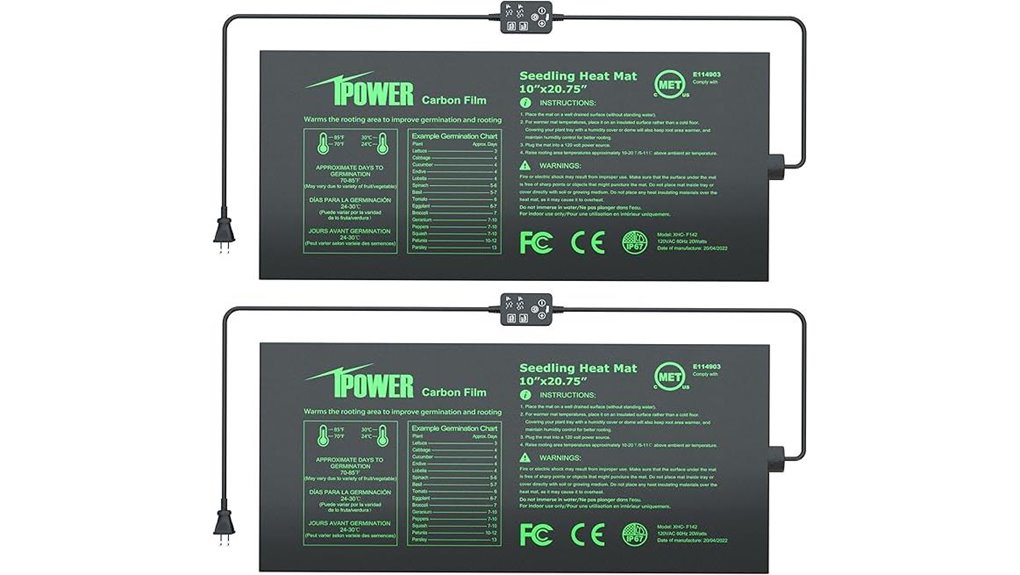 dual heat mats controller