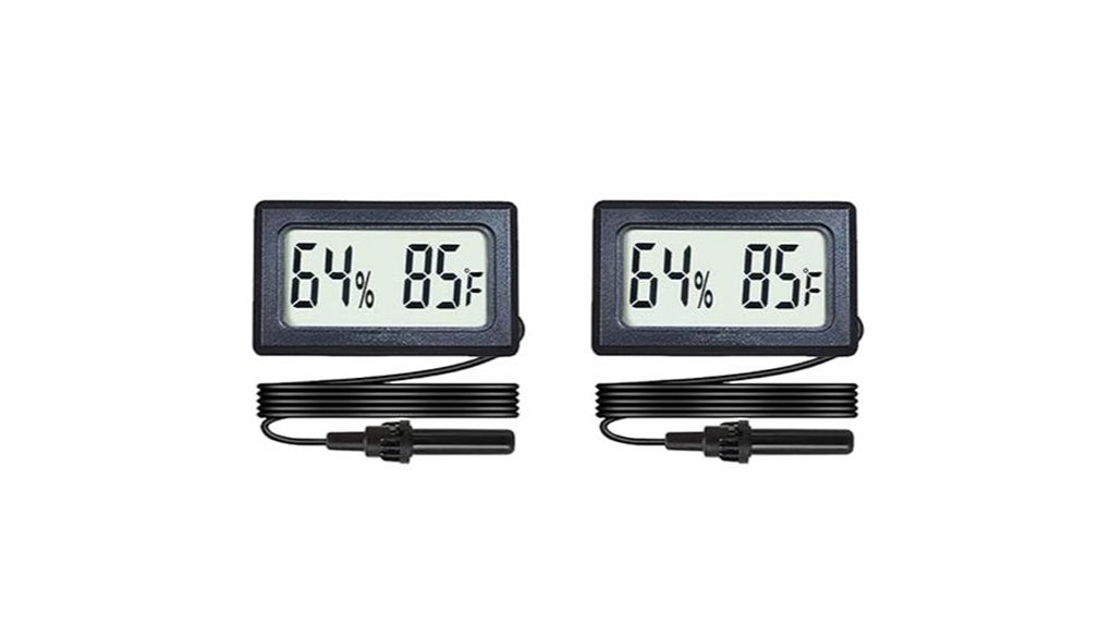 dual probe digital hygrometers