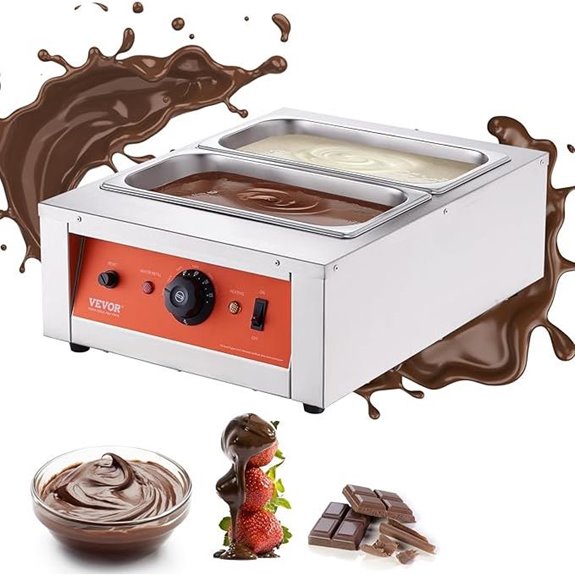VEVOR Chocolate Tempering Machine with Dual Tanks