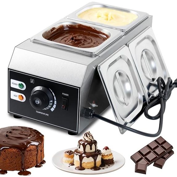 Chocolate Tempering Machine with Dual Tanks