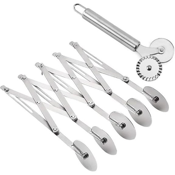 5-Wheel Pastry & Pizza Cutter Set (2-Pack)