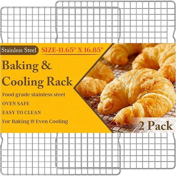 Stainless Steel Cooling Racks for Baking and Grilling