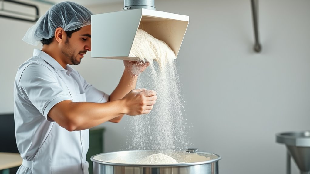 dust control bakery equipment