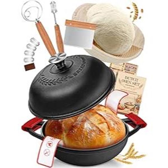 Cast Iron Dutch Oven Bread Baking Kit