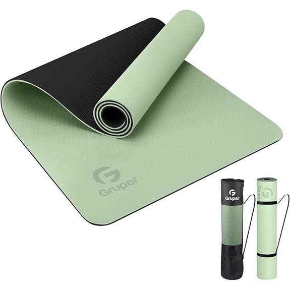 Non-Slip Eco Yoga Mat with Carrying Strap