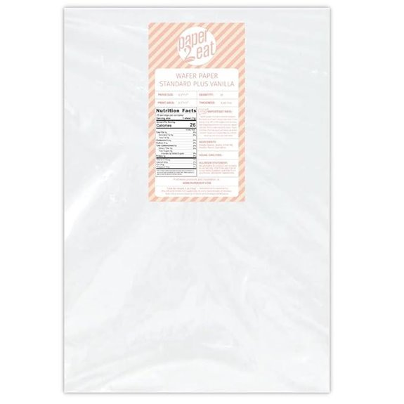 Printable Edible Wafer Paper Sheets (25 Sheets)